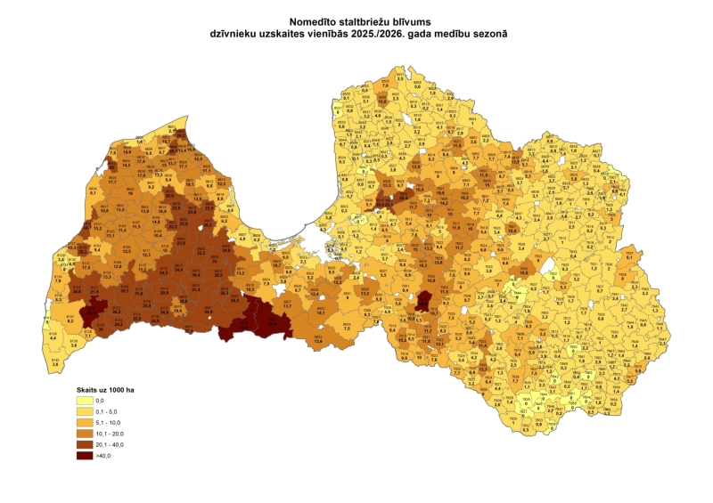 Staltbriežu karte
