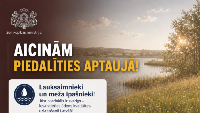 ZM aptauja par Latvijas upju baseinu apsaimniekošanas plānu ieviešanu