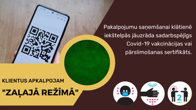 VMD klientus apkalpo “zaļajā režīmā”