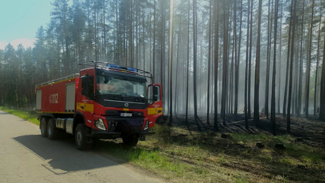 Augšdaugavas novadā ļaunprātīgi dedzina mežu