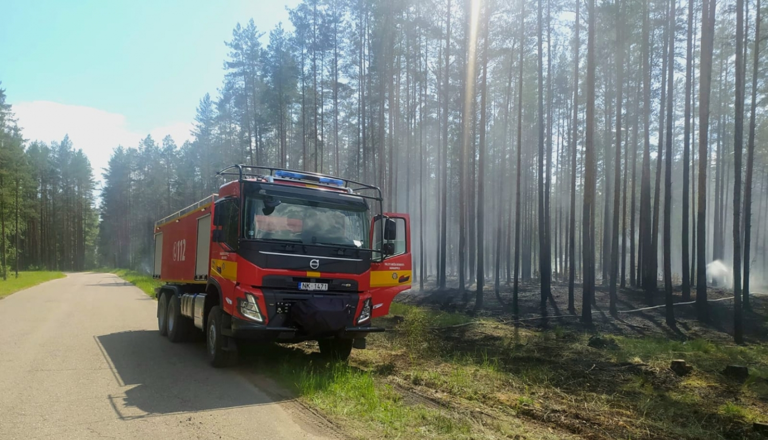 Augšdaugavas novadā ļaunprātīgi dedzina mežu