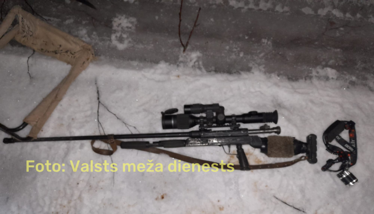 malumednieka paštaisīts ierocis