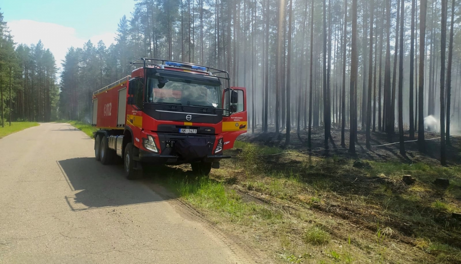 Augšdaugavas novadā ļaunprātīgi dedzina mežu
